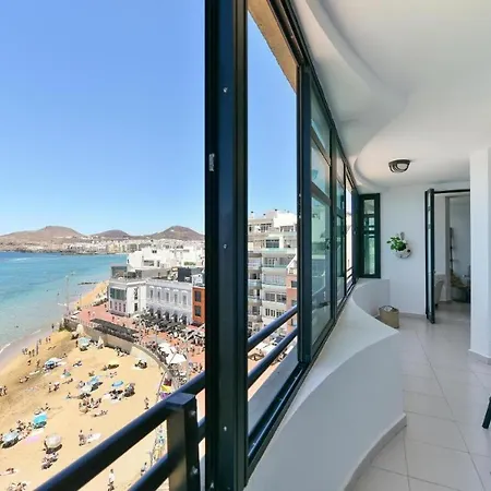 Daire Spectacular 3-bedroom Ocean View In Canteras Las Palmas de Gran Canaria