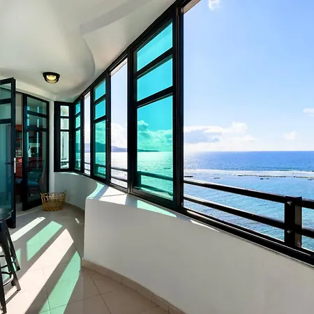 Daire Spectacular 3-bedroom Ocean View In Canteras *